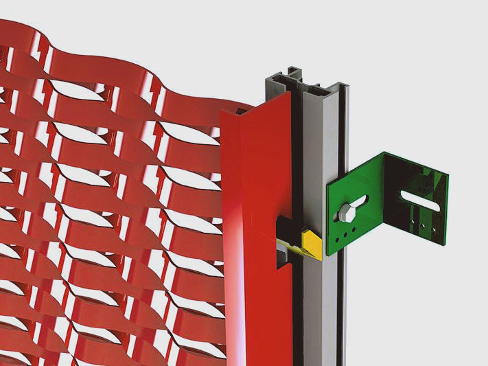 HANGfix L Front for expanded metal panels